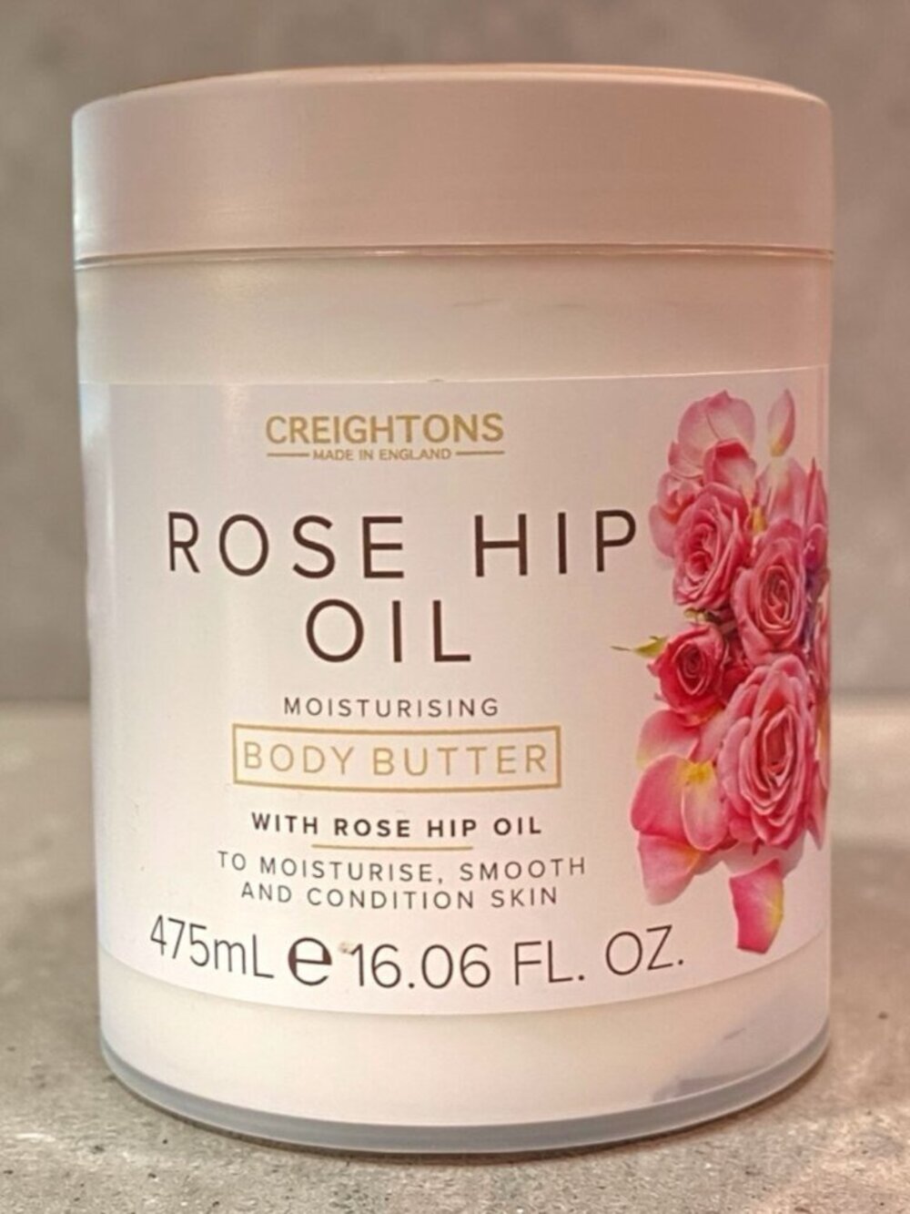 CREIGHTONS Rose Hip Oil MOISTURIZING Body Butter 16.06 OZ cream